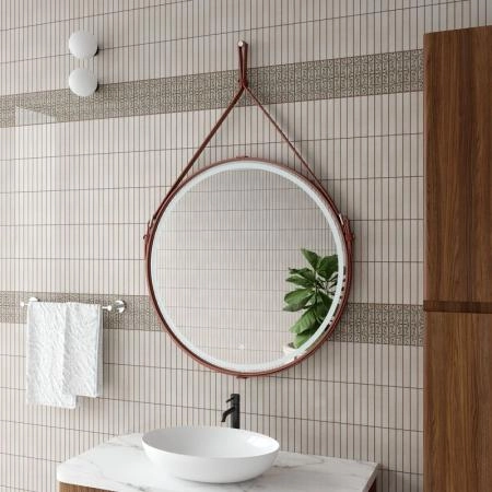 Зеркало Континент Milenium brown d800 ЗЛП1378 с подсветкой