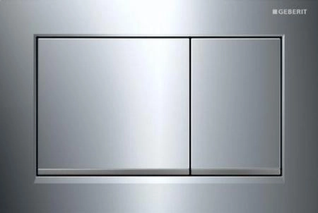 115.080.KH.1 Geberit Omega 30 Кнопка смывная для инсталляции, цвет глянцевый хром/матовый хром/глянцевый хром