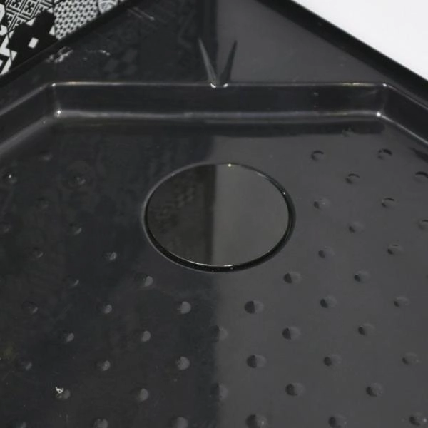 Душевая кабина Esbano 100x100 профиль Черный стекло прозрачное ESKBB100CKR