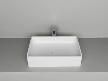 Раковина NT BAGNO NT411 Retta 600x400 искусственный камень белый матовый