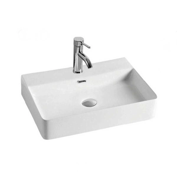 Раковина Vincea VBS-303, 600*420*130 накладная, цвет белый фарфор