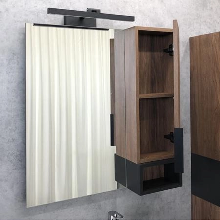 Зеркало-шкаф Comforty Штутгарт-75 00004151037 Дуб тёмно-коричневый