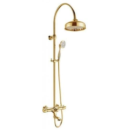 Душевая система KAISER Aria (03182-3) с термостатом золотой
