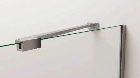 Душевой уголок Vincea Extra VSR-1E101110CLB, 1000/1100*1000, черный, стекло прозрачное