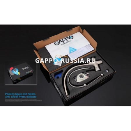 Смеситель Gappo G4399 для кухни нержавеющая сталь
