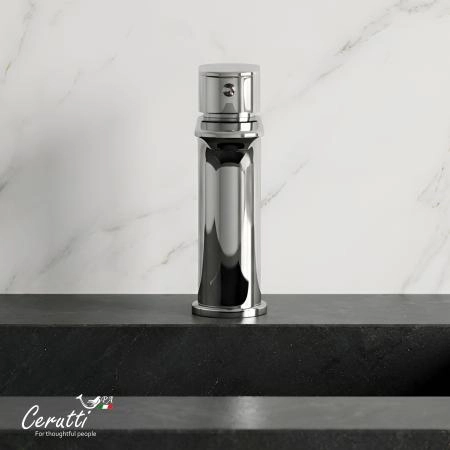 Смеситель для раковины Ceruttispa Орацио (ORAZIO) из латуни, цвет хром