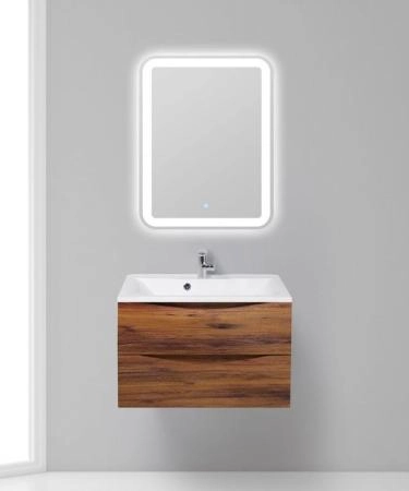 Тумба под раковину Belbagno MARINO Bianco Opaco подвесная 750x450x500 MARINO-750-2C-SO-BO-P