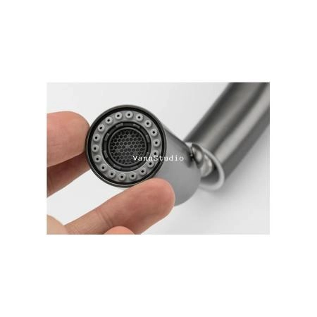 Смеситель Gappo G4398-41 для кухни, серо-коричневый