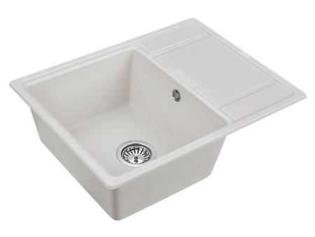 Мойка для кухни Paulmark WEIMAR, PM216550-WH, белый, 650х500 мм