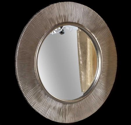 Зеркало Boheme SHINE серебро глянец с подсветкой d82 528-SL light