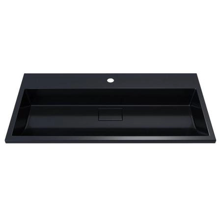 Раковина для ванной Uperwood Barsa 90 см, черная глянцевая