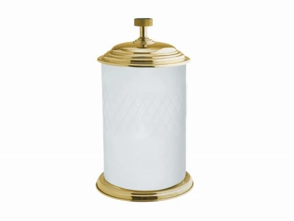 Ведро Boheme стекло ROYALE CRISTAL GOLD BLACK 10934-G-B