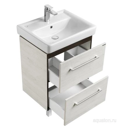 Тумба под раковину AQUATON Ронда PRO 60 дуб сом 1A205001RSC20