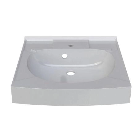 Раковина над стиральной машиной Altasan KOMPAKT 500х500 с кронштейнами и сливной системой