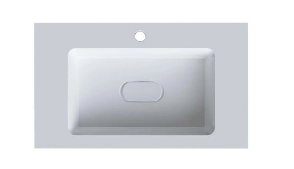 Раковина Uperwood Modul 80 см, прямоугольная