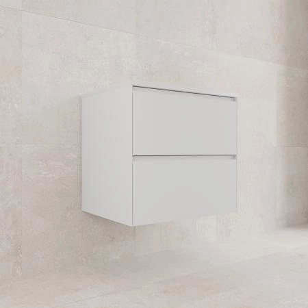 Тумба подвесная Style Line ЛИМА60 эмаль, под раковину LINE 60, 2 ящ., PLUS, белый матовый