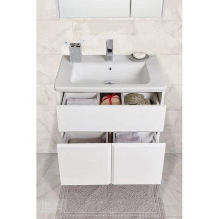Тумба под раковину Roca UP 70 белый глянец ZRU9303011