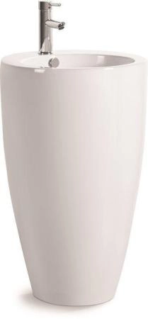 Раковина SantiLine SL-4004 50x50 напольный керамическая Белый