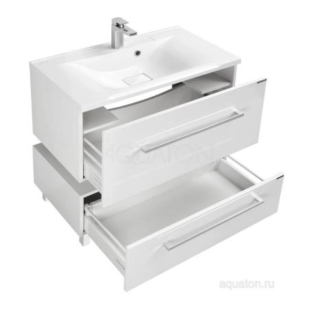 Тумба под раковину Акватон Мадрид 100 М цвет белый