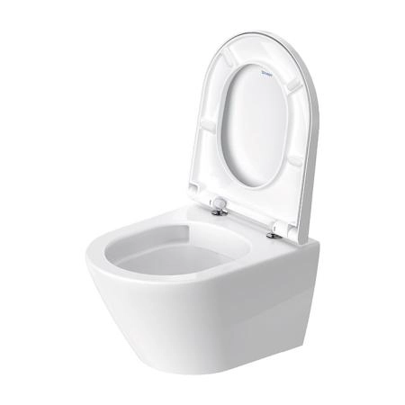 Duravit D-Neo Унитаз подвесной 48х37см, безободковый, сиденье микролифт, цвет: белый