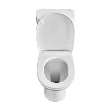 Roca Debba Round Унитаз моноблок 35x65см, безободковый, универсальный выпуск, цвет: белый