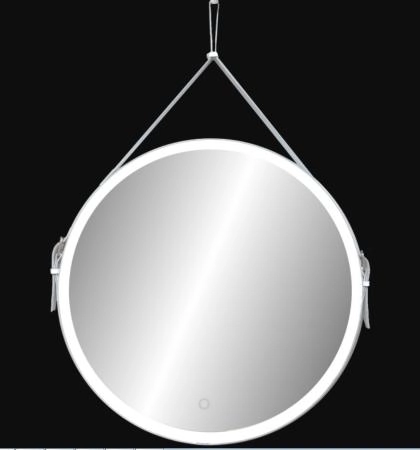 Зеркало Континент Millenium White на ремне LED D 650 c подсветкой ЗЛП738
