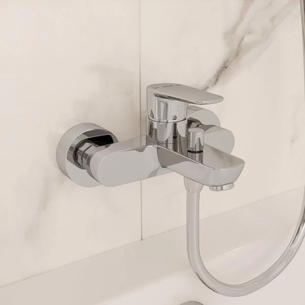 Смеситель VitrA Flow Soft  A42946EXP настенный однорычажный хром латунь