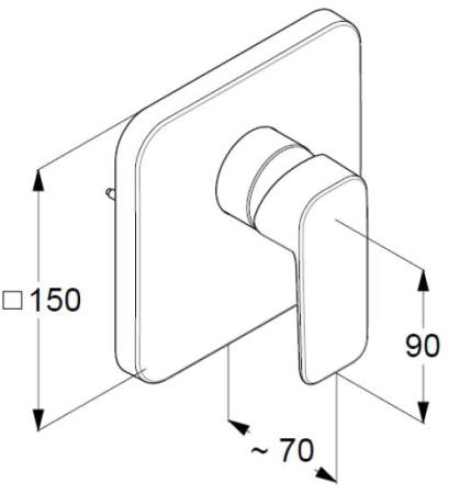 Смеситель для душа Kludi Pure&Style 404200575