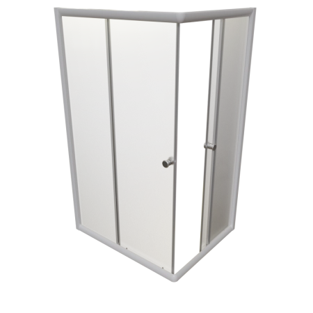 Поддон к душевому углу Дрим 90х110 (правое исполнение, прямоугольный поддон на раме-подставке с устройством слива)