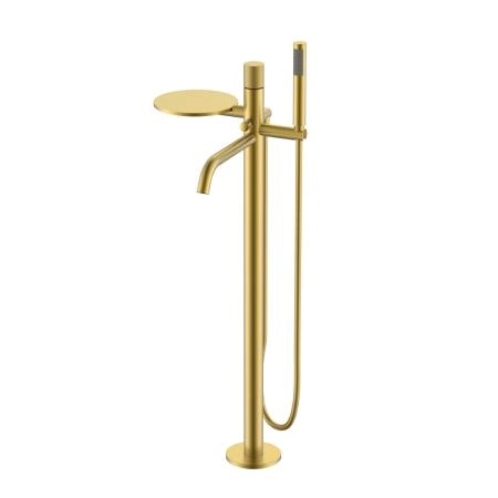 Смеситель STICK Boheme напольный Matt Gold SPIRALE 129-MG.4