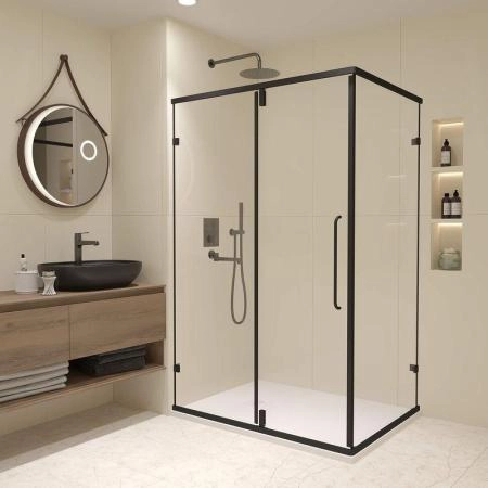 Душевой уголок RGW CL-46B Classic 120x90 Черный матовый прозрачное