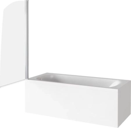 Шторка для ванны GOOD DOOR SCREEN R-80-C-CH 5 мм 80 прозрачное