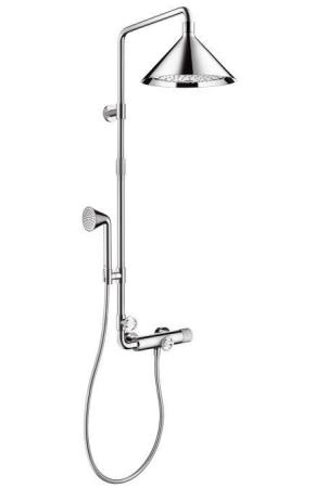 Axor Showers/Front 26020000 Душевая система Showerpipe с термостатом и верхним душем, дизайн Front