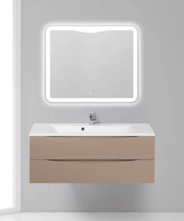 Тумба под раковину Belbagno MARINO Rovere Bianco подвесная 1200x450x500 MARINO-1200-2C-SO-WO-P
