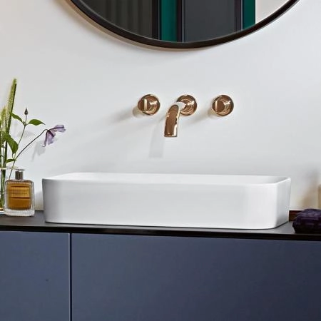 Villeroy&Boch Finion Раковина  на тумбу 600*350*115, отверстия для смесителя-отсутствуют, CeramicPlus, цвет-альпийский белый