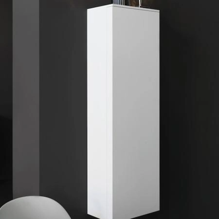 Laufen Kartell Шкаф подвесной, 400х270х1300мм, с 1 дверцей, 4 стек. полки, SX, цвет: белый матовый