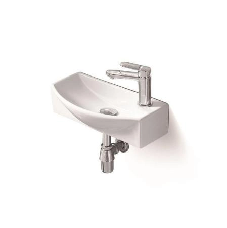 Раковина SantiLine SL-2013L 45,5x22 подвесная керамическая Белый