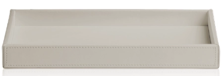 Decor Wаlther BROWNIE TAB M лоток 245х115х305 мм, искусственная кожа, цвет бежевый