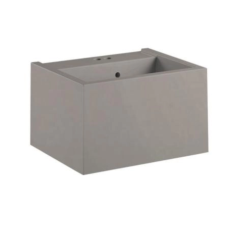 Kerasan Kanaal Раковина подвесная 60х46.5см.,с 2 отв., цвет: Matt Grey