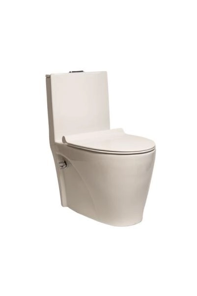 Унитаз напольный SantiLine SL-5012SM-BD моноблок, с встроенным смесителем и функцией биде сиденье микролифт