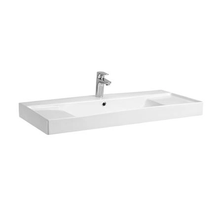 Roca Ona Раковина подвесная 100х46x13см, с 1 отв.,  из композитного материала, цвет: белый