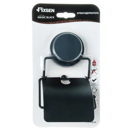 Держатель для туалетной бумаги FIXSEN MAGIC BLACK FX-45010, черный