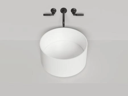 Раковина Salini ARMONIA ROUND 02 S-Sense белая глянцевая 45x45 130413G накладная