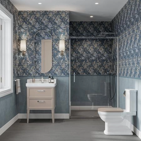 Тумба Kerama Marazzi POMPEI ПОМПЕИ PO.N.60.2\CAM напольная с 2 ящиками 60, камео бежевый глянцевый