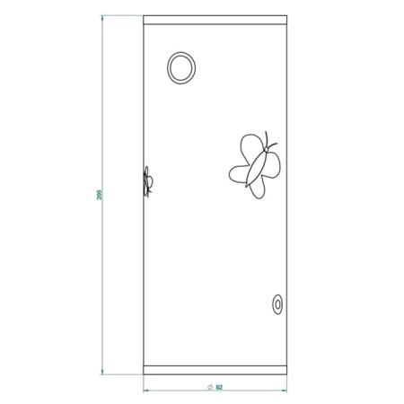 THG CAPUCINE VERT DECOR PLATINE Коробка для таблеток керамическая, квадратная 55х55 мм., настольная, декор платина/зеленый, цвет: белый