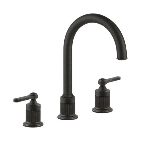 Gessi Venti20 Смеситель для раковины, на 3 отв., высота излива 168 мм., с донным клапаном, цвет: Aged Bronze