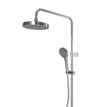 Душевая система VitrA Base Round A47303EXP с термостатическим смесителем и ручным душем хром латунь