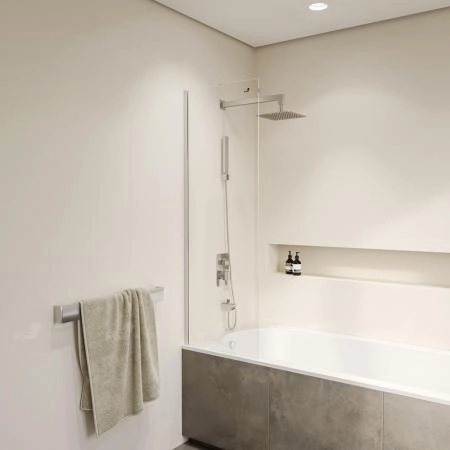 Шторка на ванну RGW Screens SC-056 40 см прозрачное Хром неподвижная 351105640-11