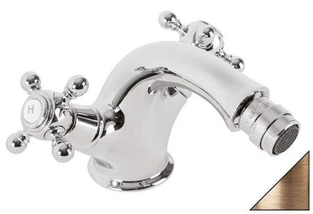 Смеситель CEZARES GOLF-BS1-02 для биде,бронза с донным клапаном