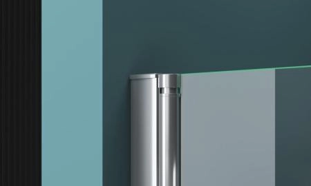 Душевая дверь BelBagno ALBANO 100 прозрачное стекло 6 мм профиль хром ALBANO-BS-12-100-C-Cr